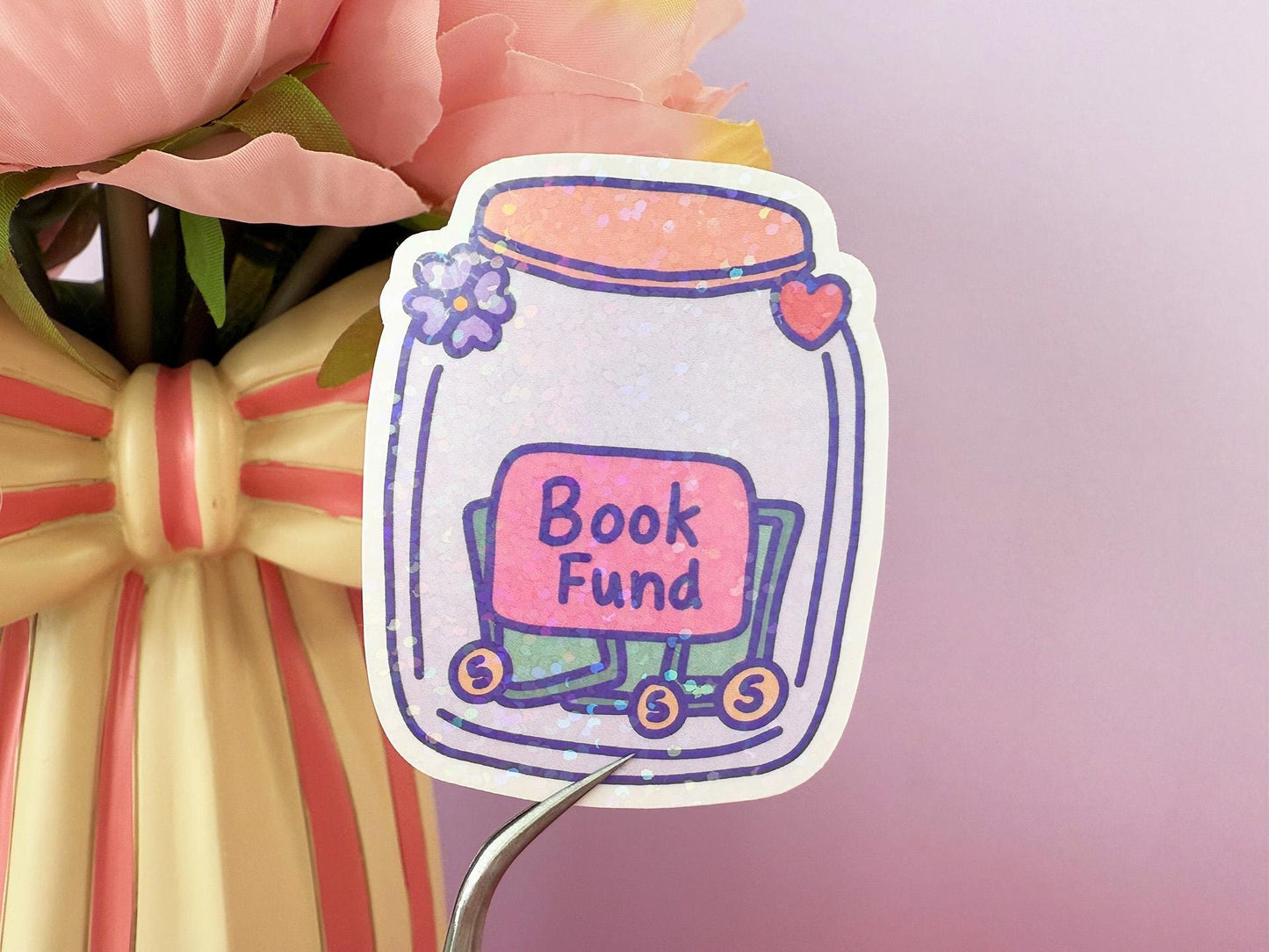 Book fund sticker