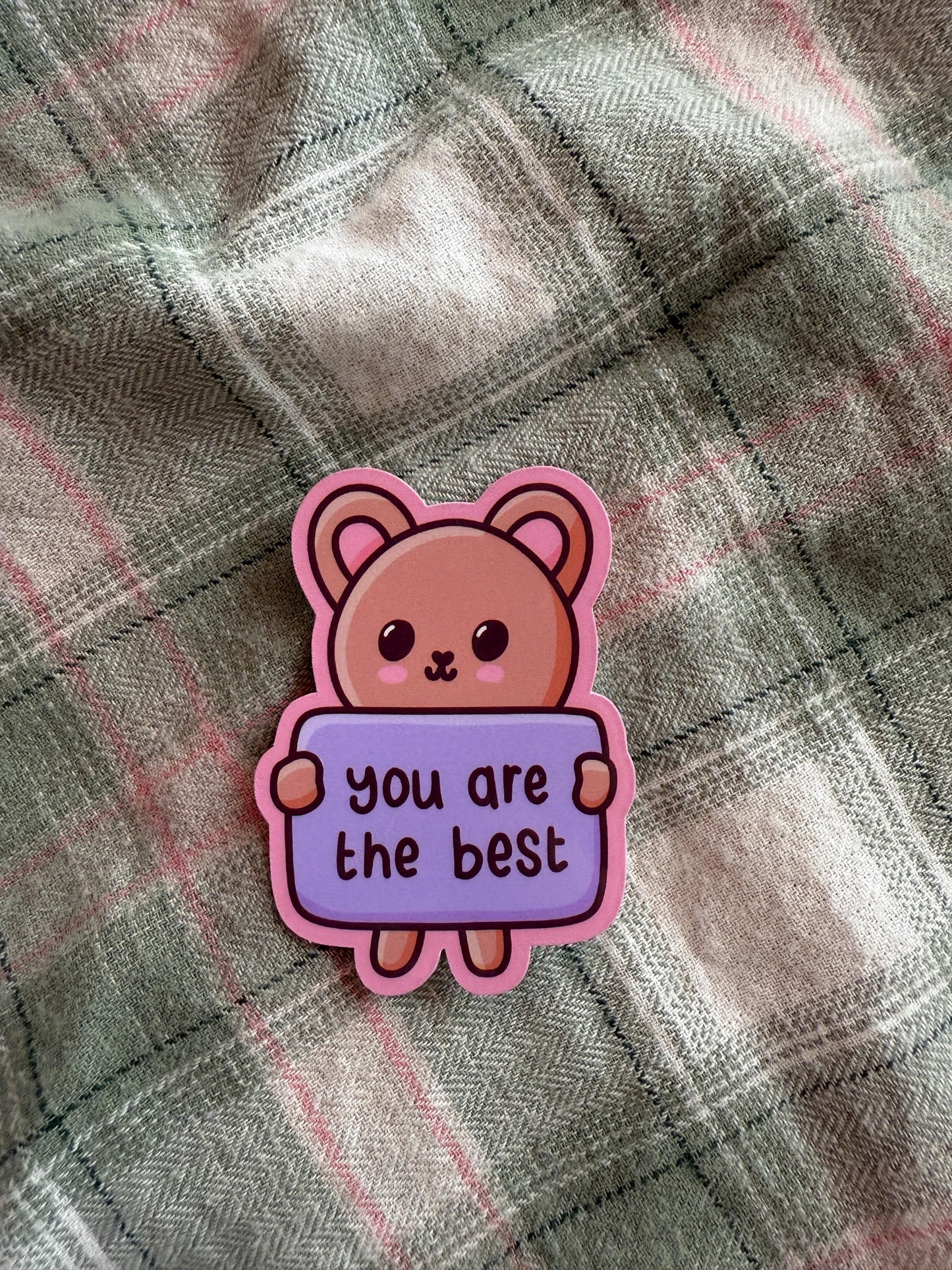 Bear motivational sticker