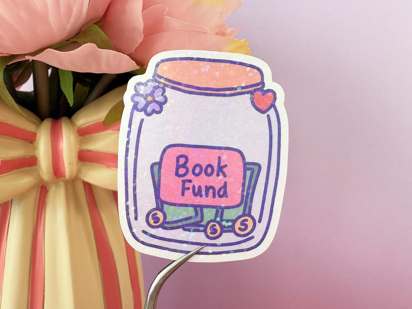 Book fund sticker ~ bookish sticker