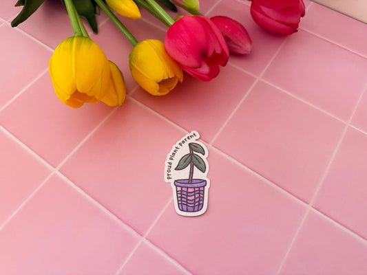 Plant parent sticker