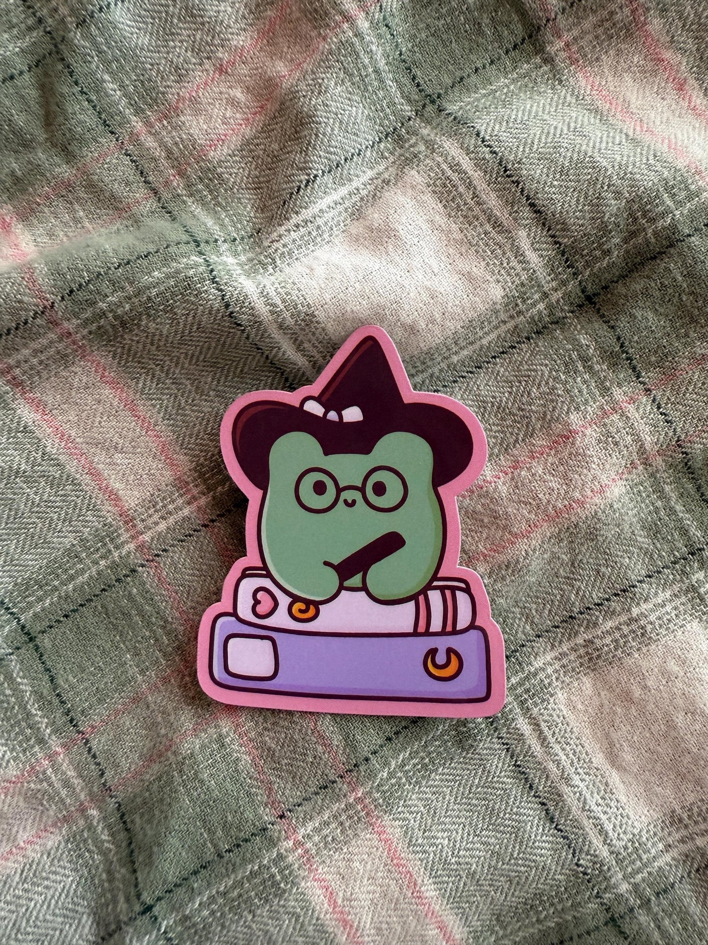 Wizard frog sticker