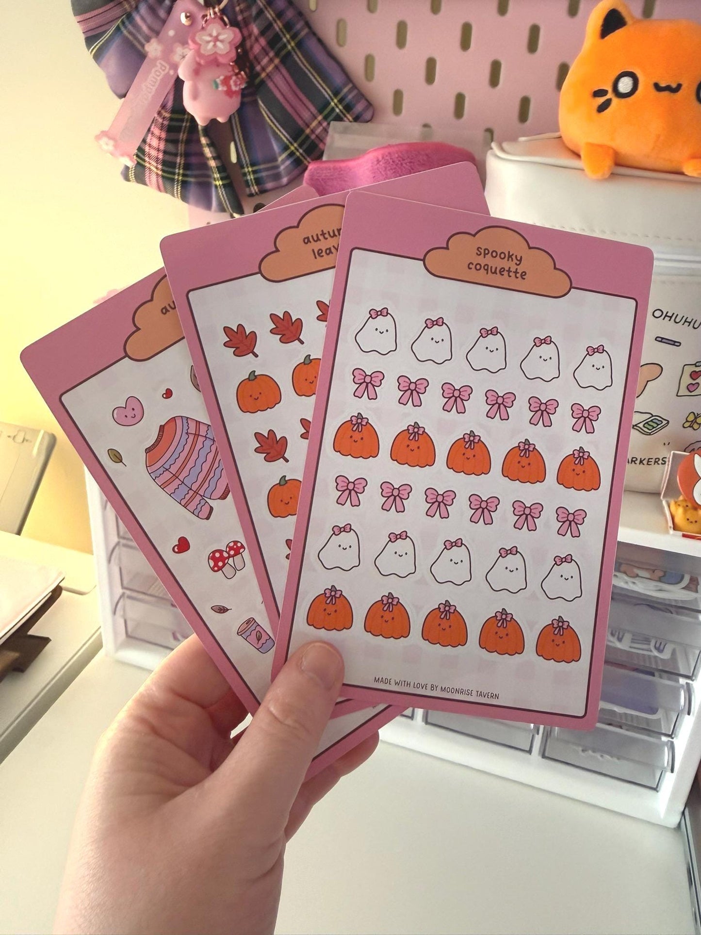 BUNDLE of 3 x autumn sticker sheets